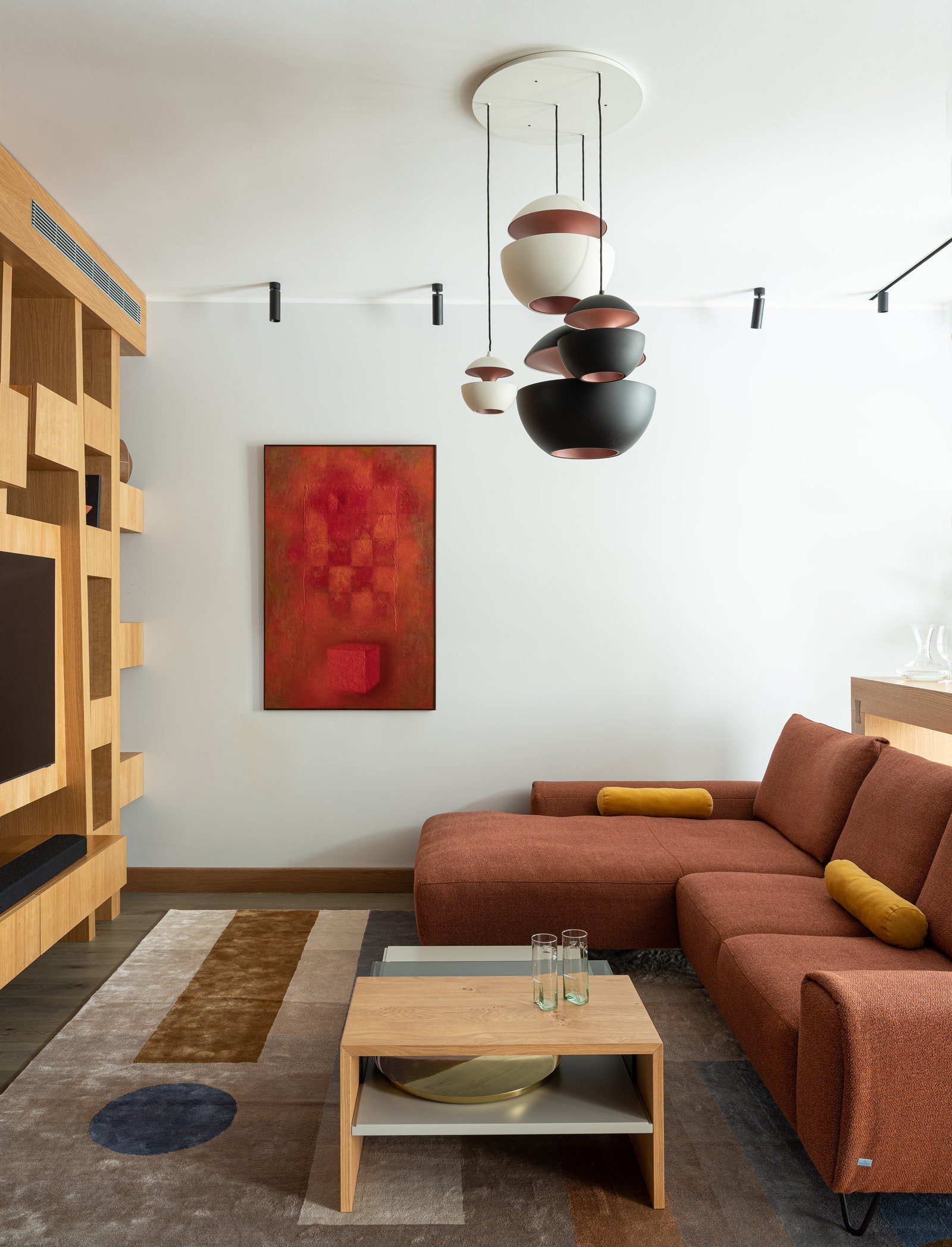 极简木质空间 | 莫斯科 117 平米公寓设计-5