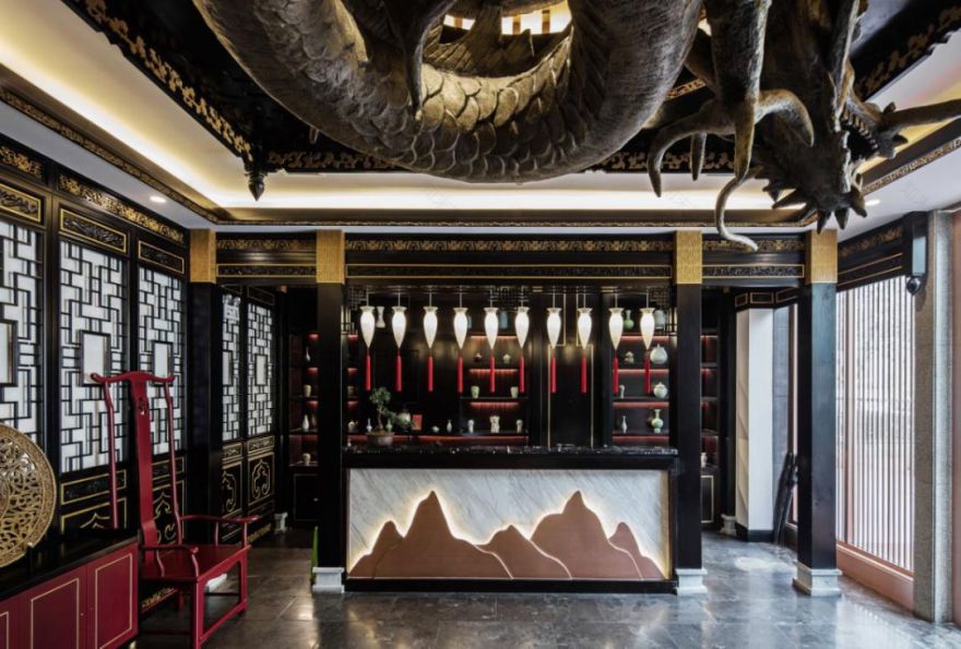 《江左》 | 西安顶级河鲜餐厅,郑洲设计师的匠心之作-38