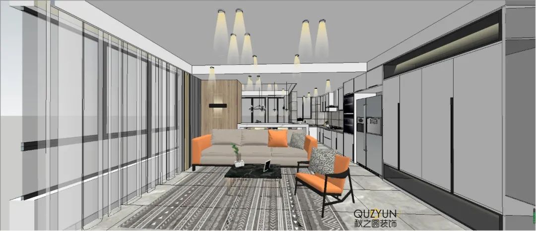 常州府西花园现代居住空间，设计师朱文超打造“光感之家”-8