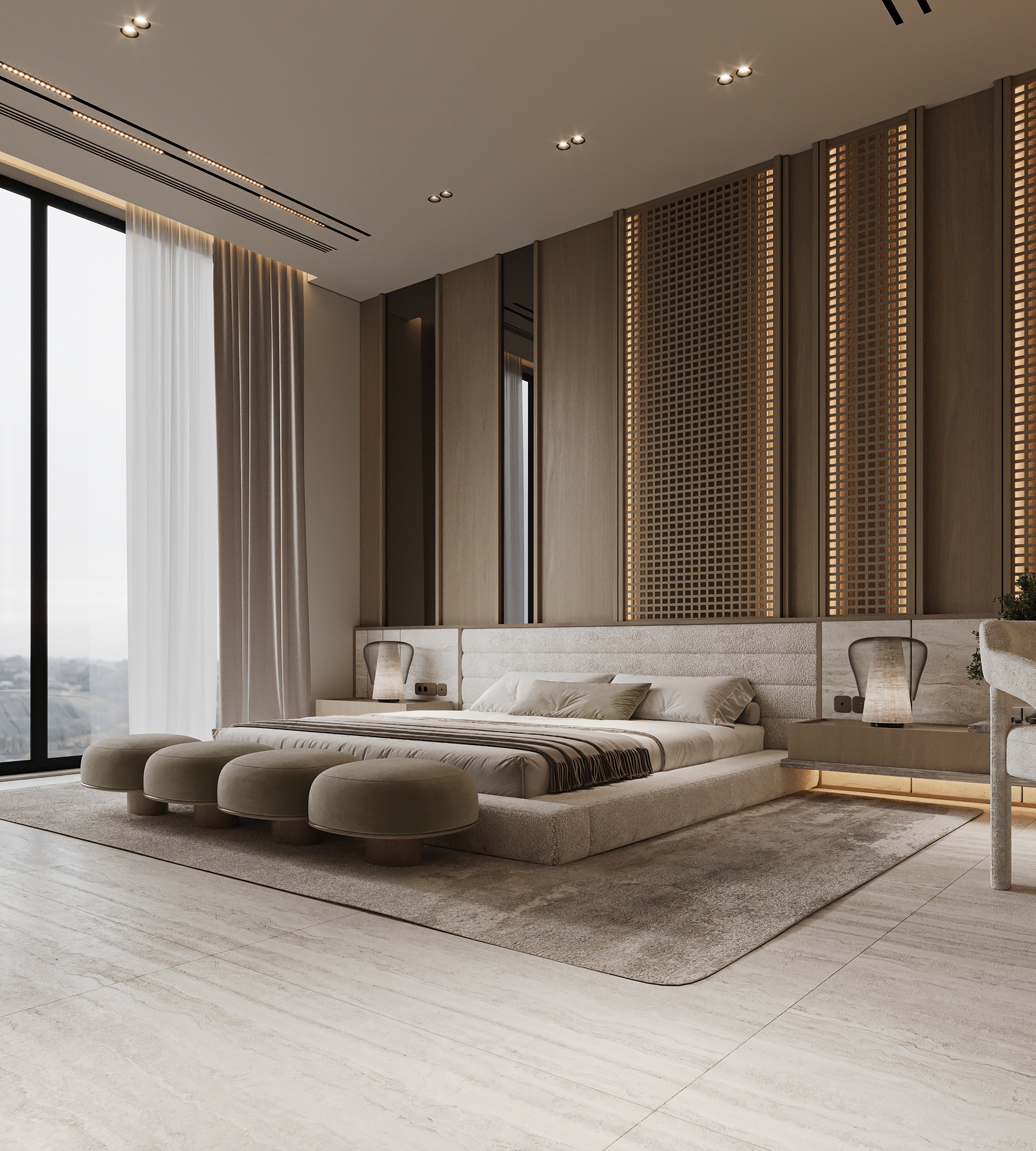 现代主卧设计-8