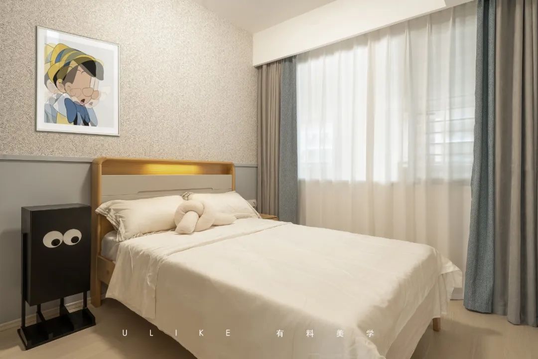 110㎡简约奶油风家居丨刁俊豪-42