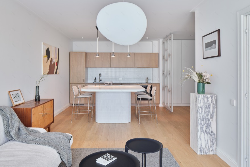 Vilnius 老城艺术装饰风公寓设计-1