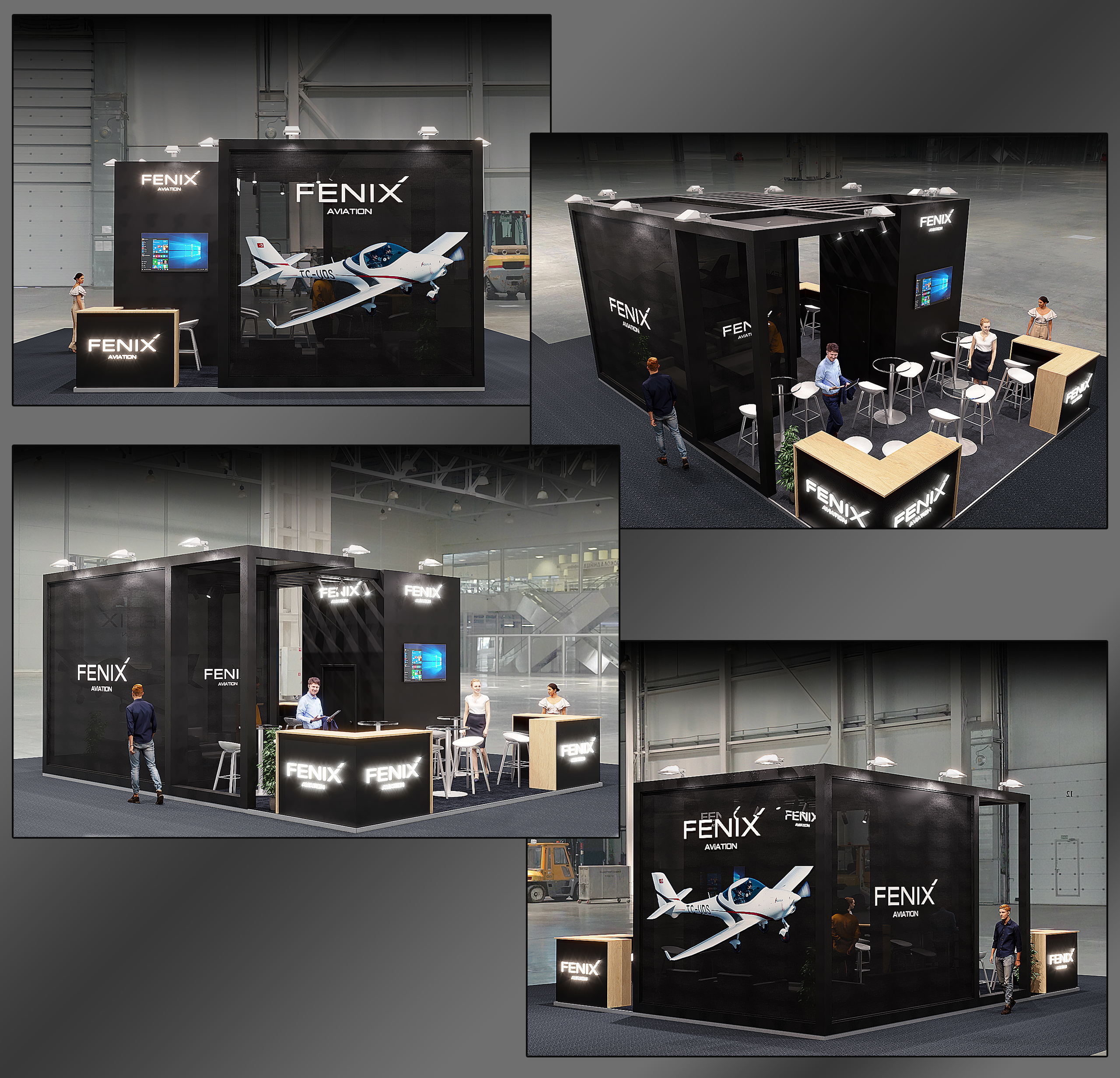 FENIX AVIATION 展位设计丨Newart Stand-2