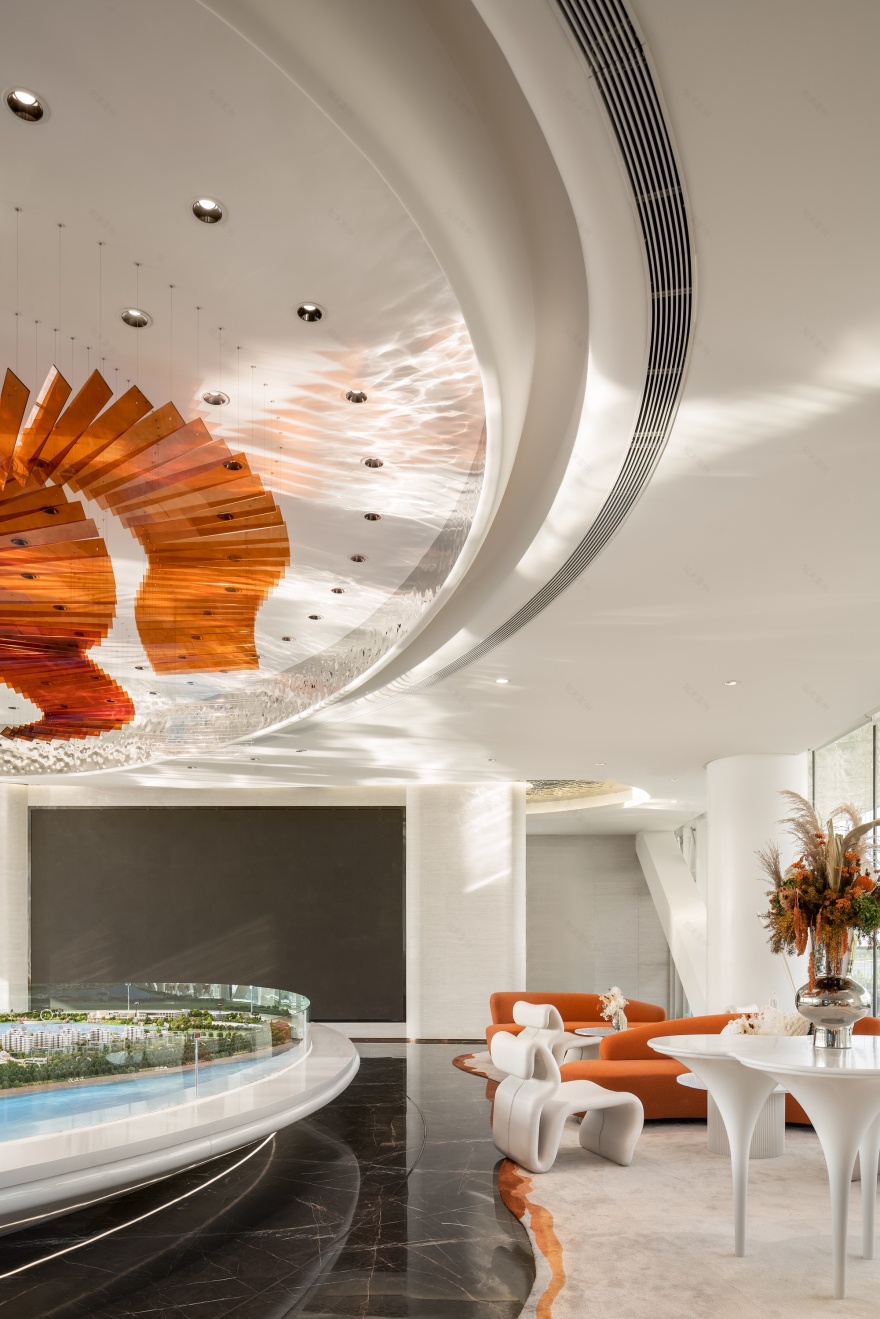 荣成自在澜湾销售中心丨中国山东丨元禾大千(软装),天翊设计(硬装)-42