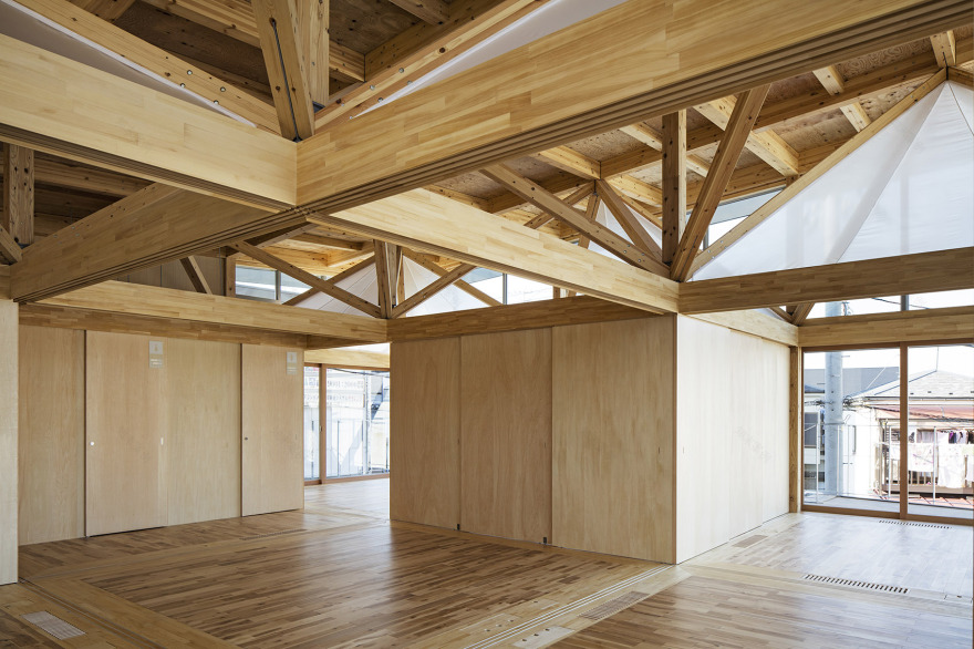 百变空间 & 工厂改造的多功能社区中心,日本 / Aki Hamada Architects-47