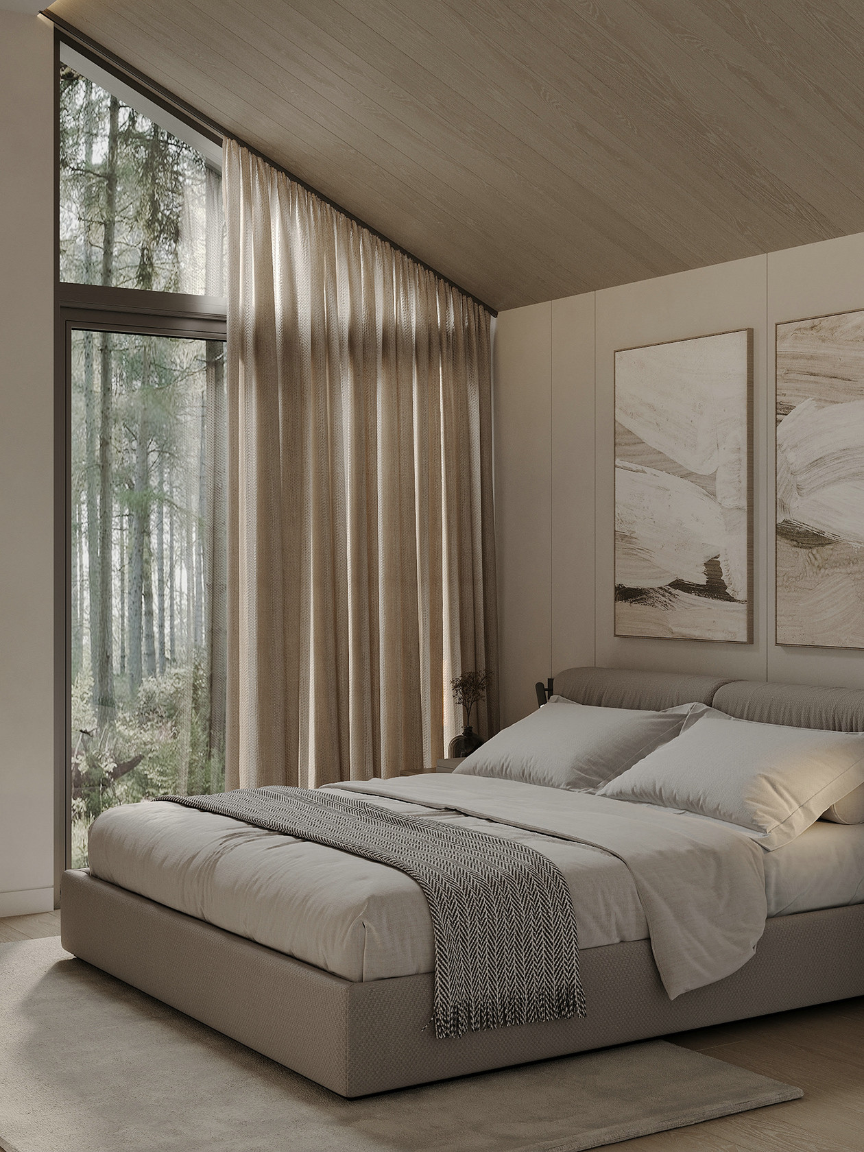 乌克兰原木风小空间公寓设计 超精致！-10