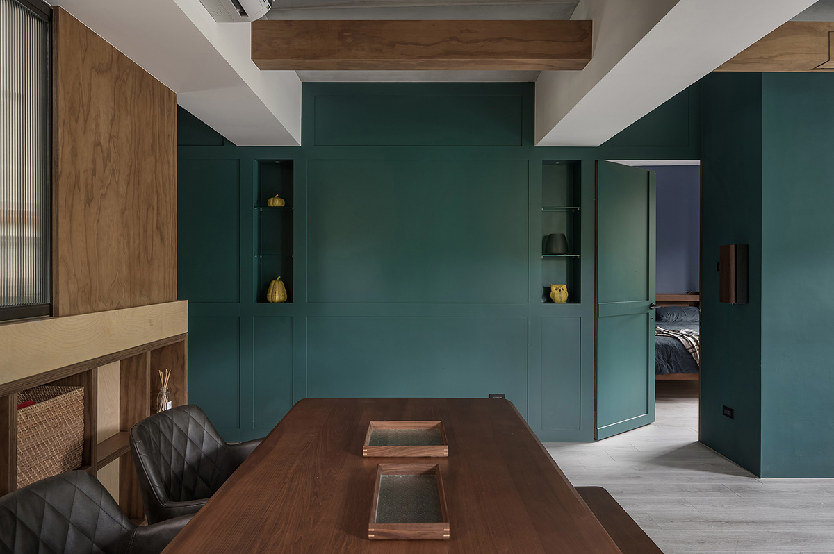 家装设计案例鉴赏——老城区的33㎡复古感小屋-10