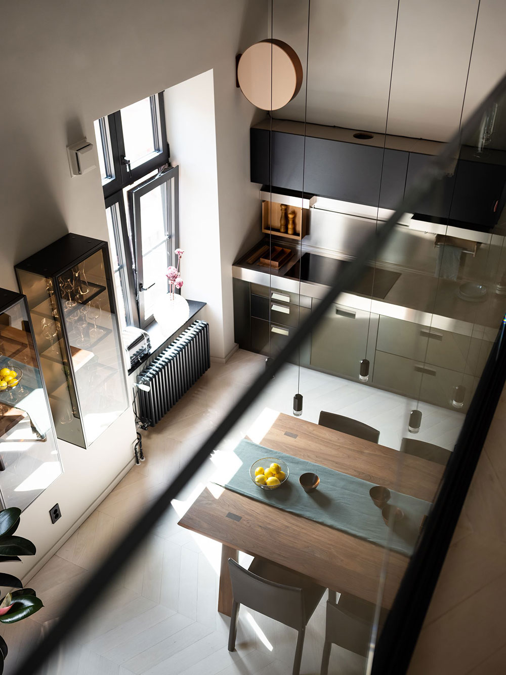 斯德哥尔摩时尚现代复式公寓设计-14