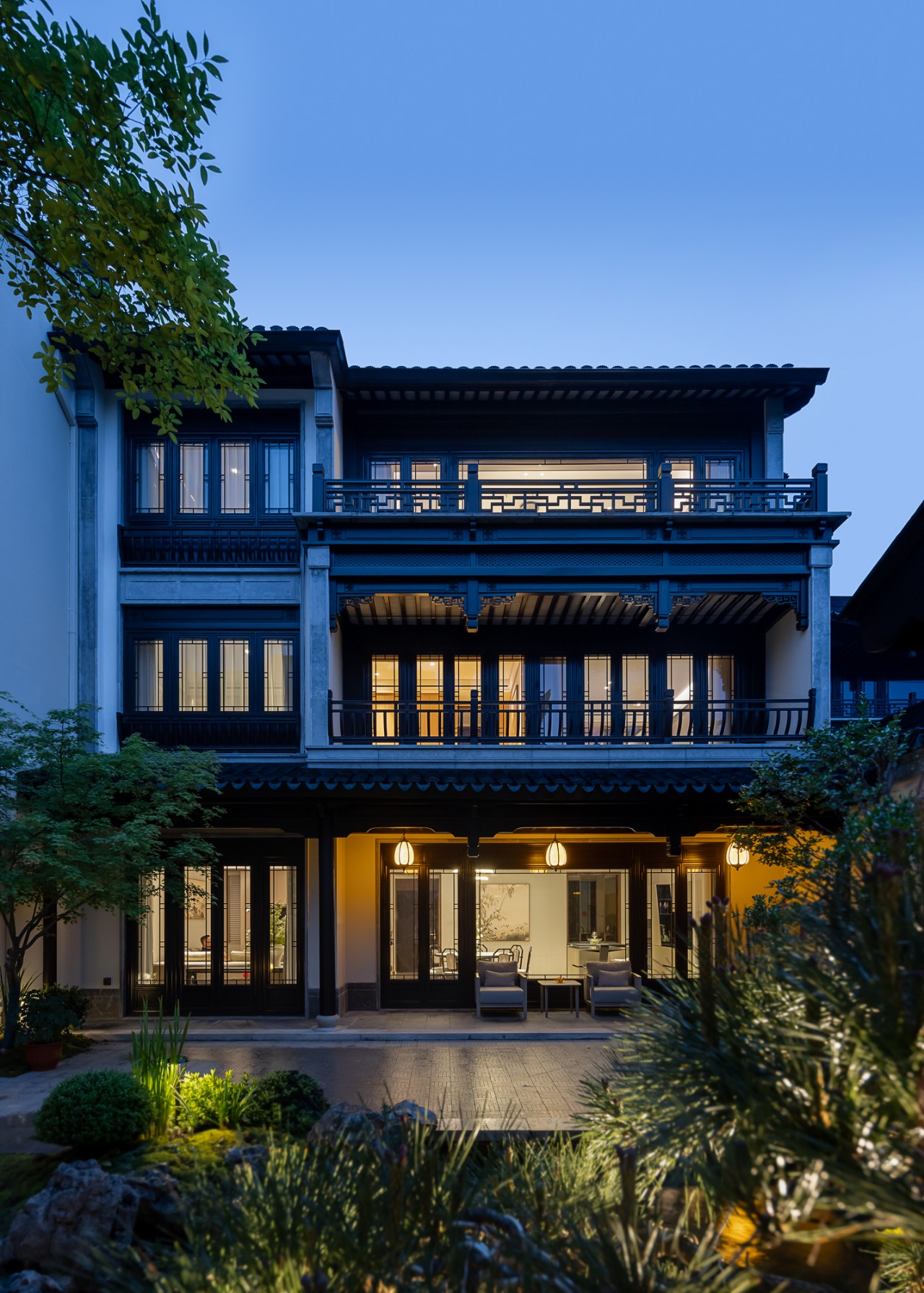 西溪云庐新中式传世大宅设计 别墅豪宅丨中国杭州丨仟慕设计,著合家居-0