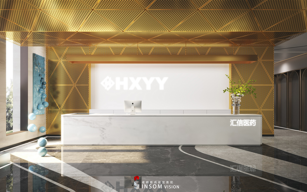 工装|医药公司办公表现-0