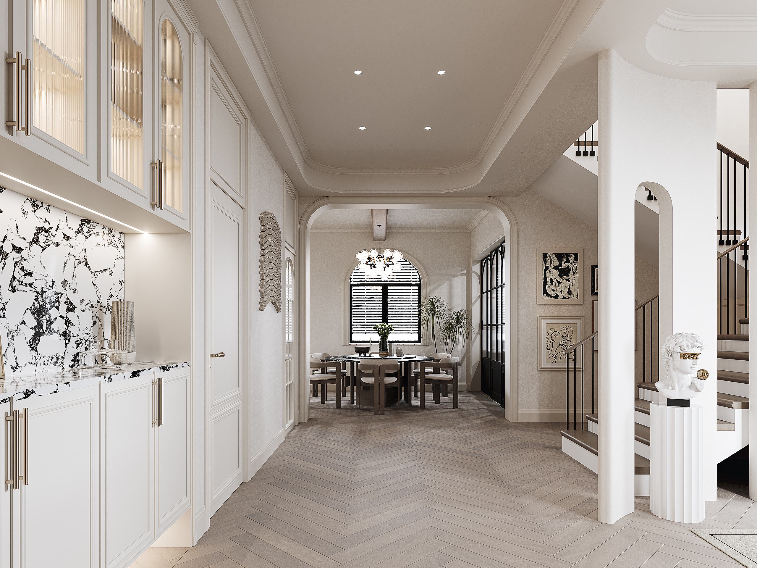 轻法式别墅空间-5