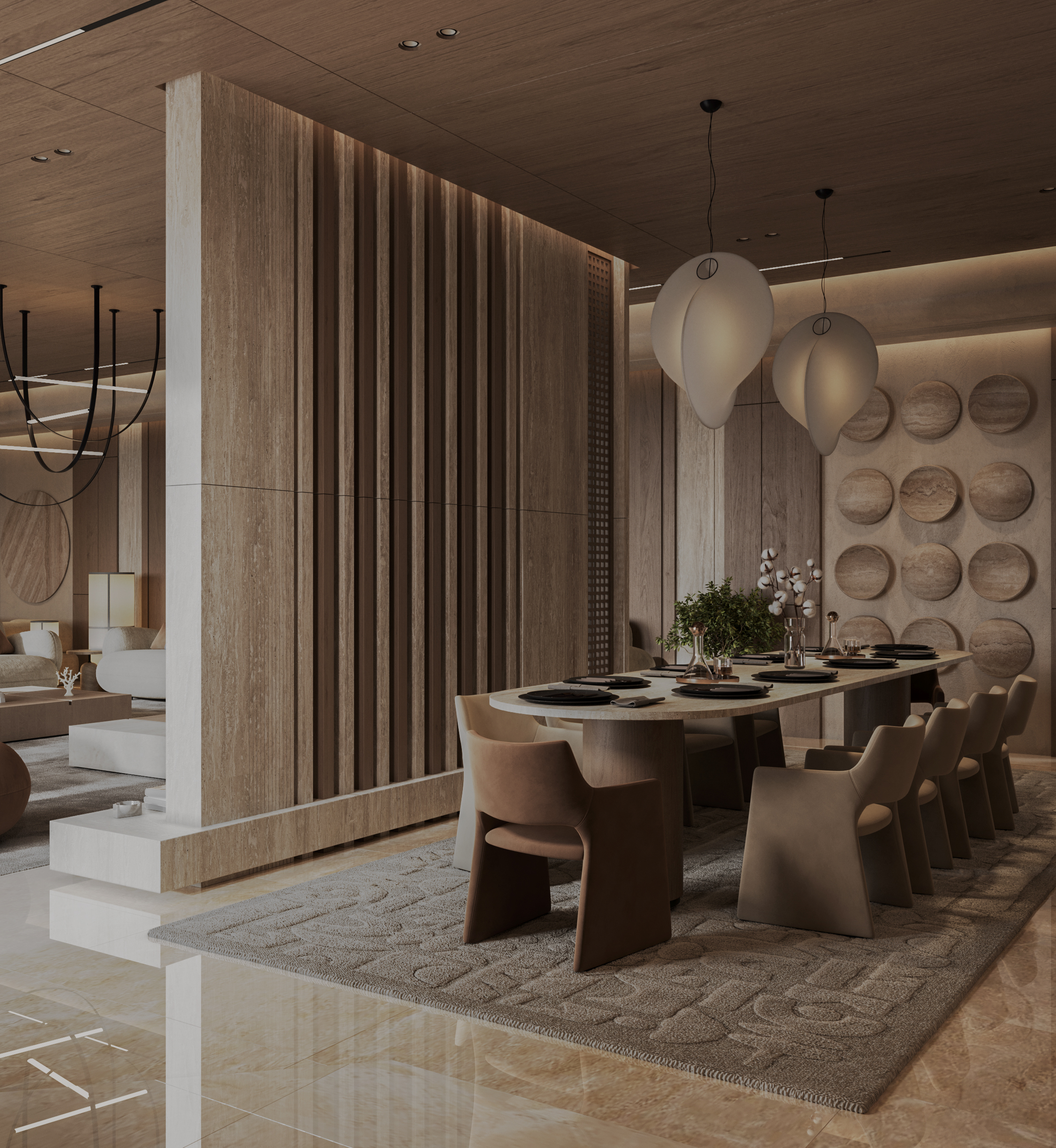 迪拜客厅室内设计丨阿联酋迪拜-9