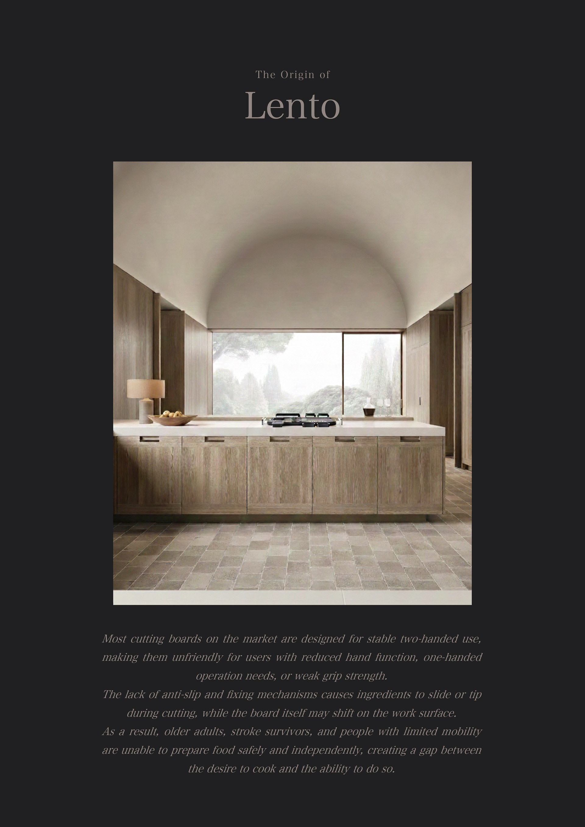 Lento Board 緩砧｜modular kitchen system design | 2025-3