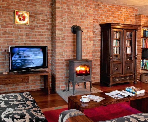 带壁炉的客厅设计方案-36