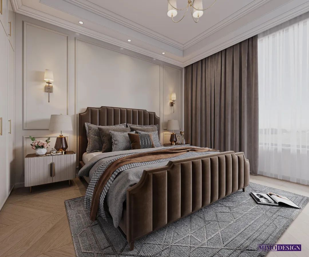 美拉德复古美式风住宅设计-55