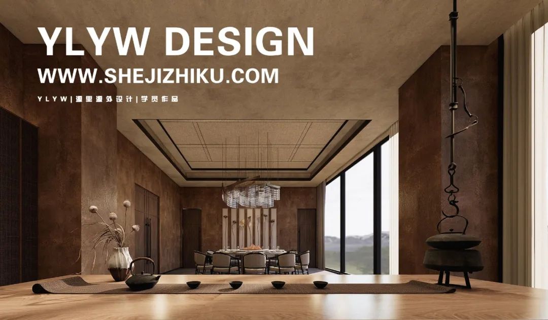 自然奢华的会所室内设计丨源里源外设计-39