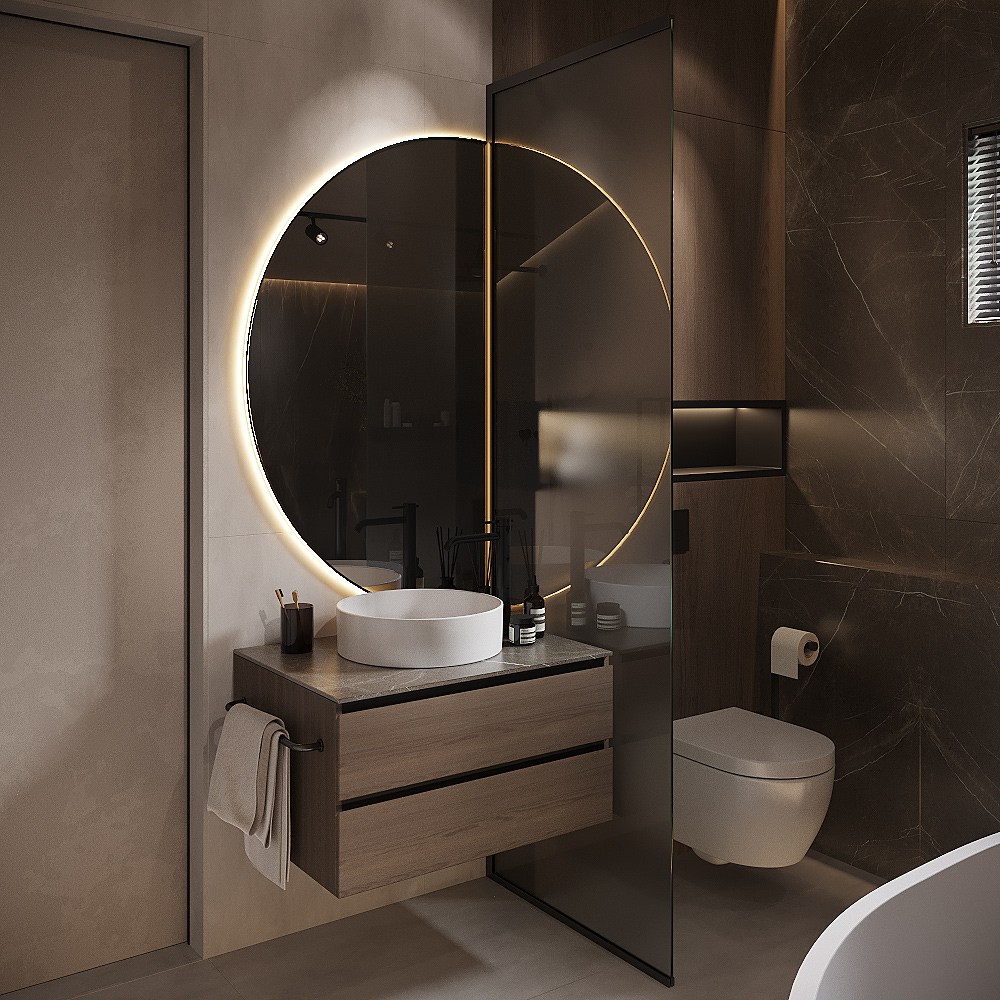 黑色洗衣房和浴室-7