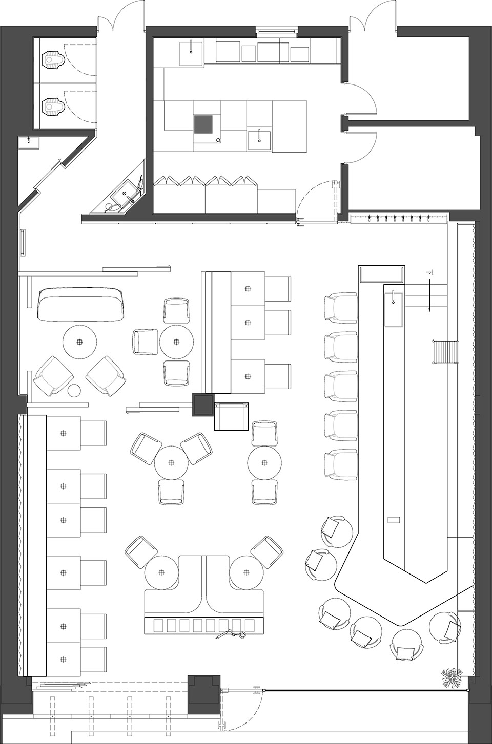 灵泊酒吧丨中国丹东丨白菜设计-58
