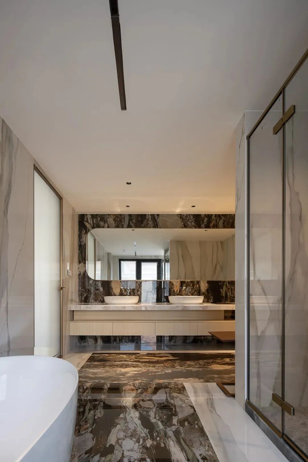 世茂摩天城1500㎡极简豪宅丨中国泉州丨磐之石设计（厦门）-58