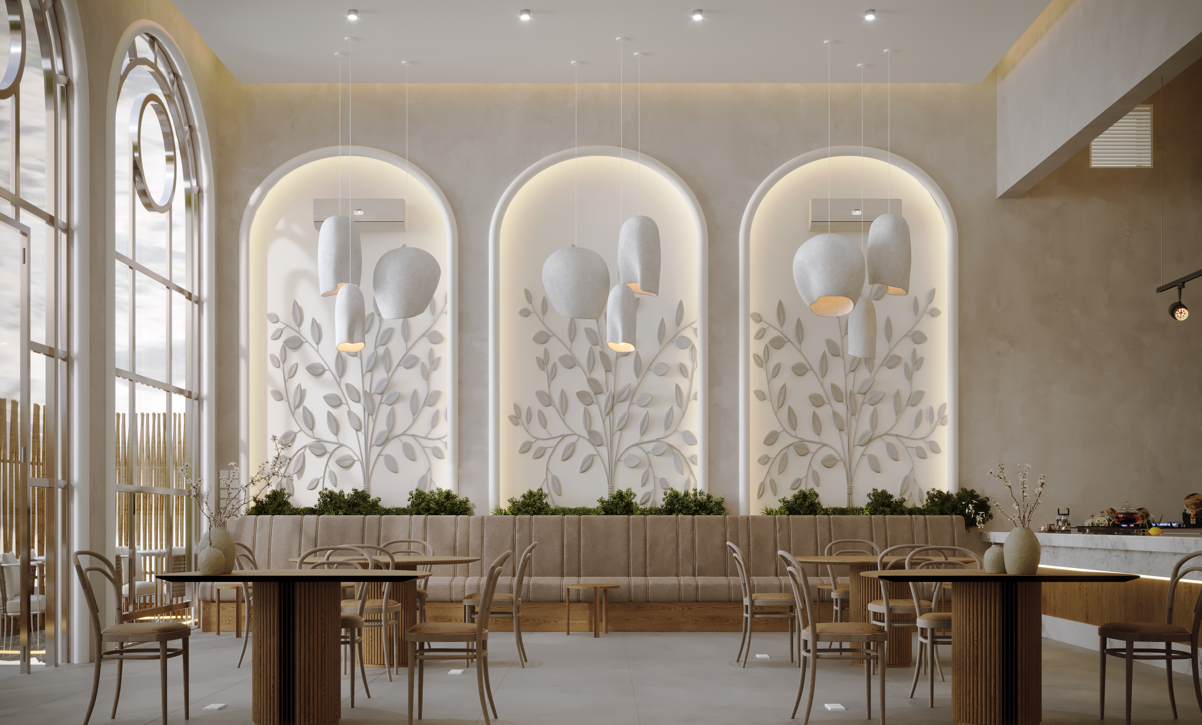 Teashop design-تصميم محل شاي-8