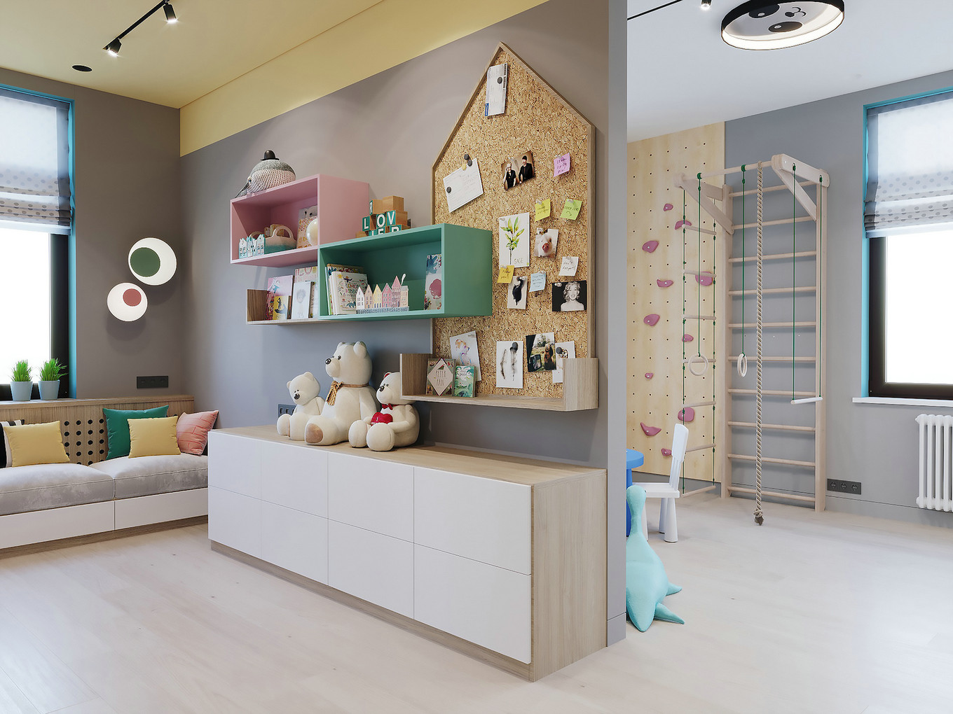 简约风的多彩家居空间设计-16