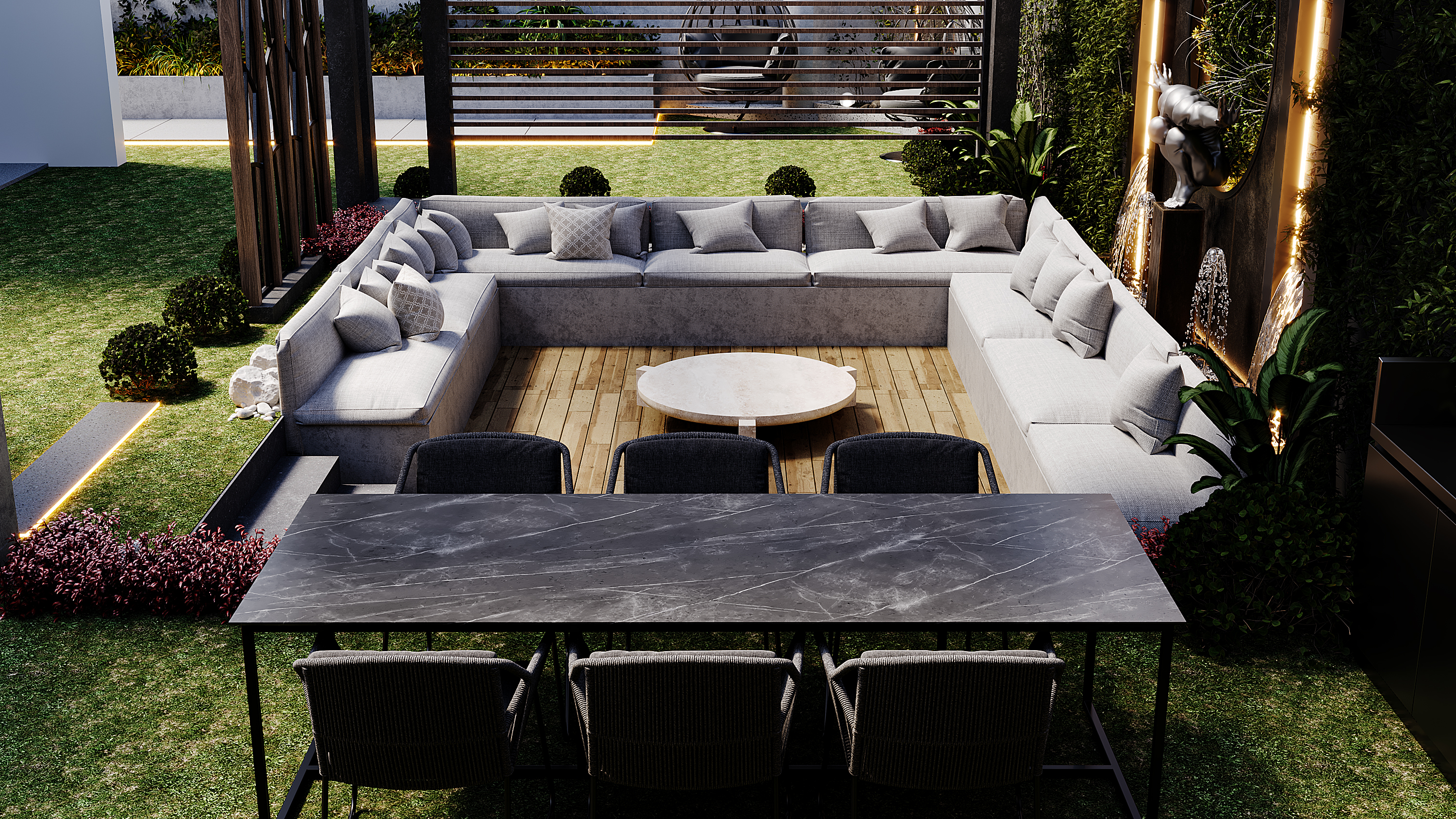 PRIVATE VILLA LANDSCAPE (BADYA COMPOUND)-9