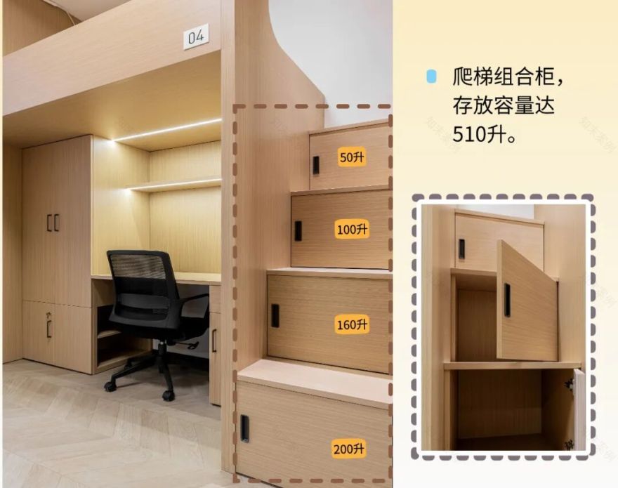 匠著|广州商学院宿舍案例:3大升级,打造校园居住理想式-46