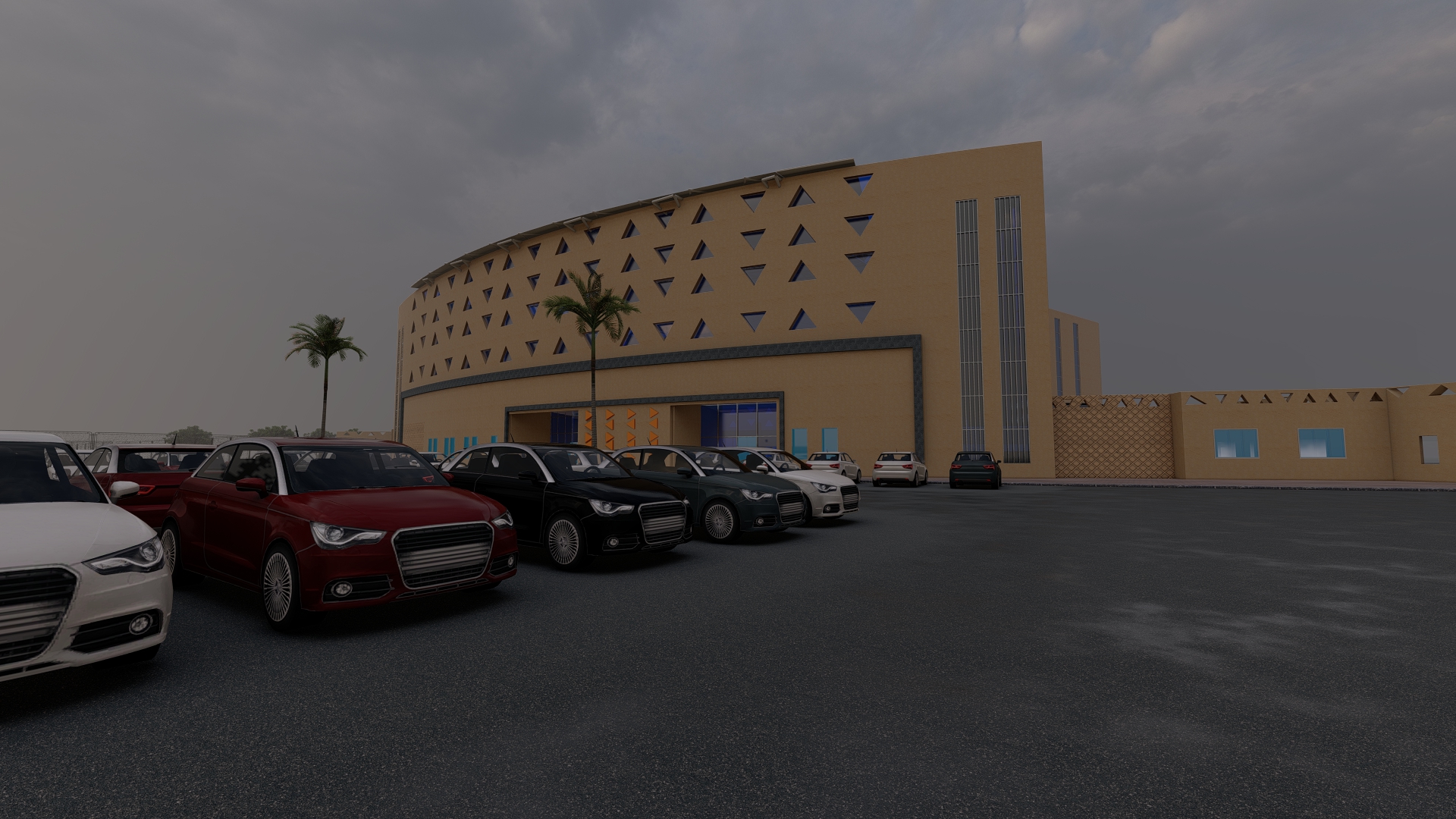 室内体育馆丨埃及阿斯旺丨阿斯旺大学工程学院建筑系-12