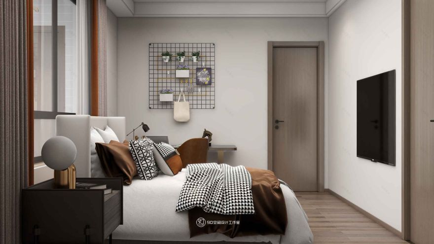 理想 · 185 平方现代奶油色调空间设计-37