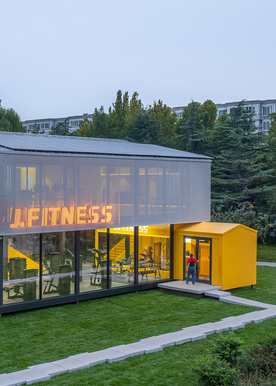 J· Fitness模块化预制智能健身房丨中国河北丨十域建筑-16
