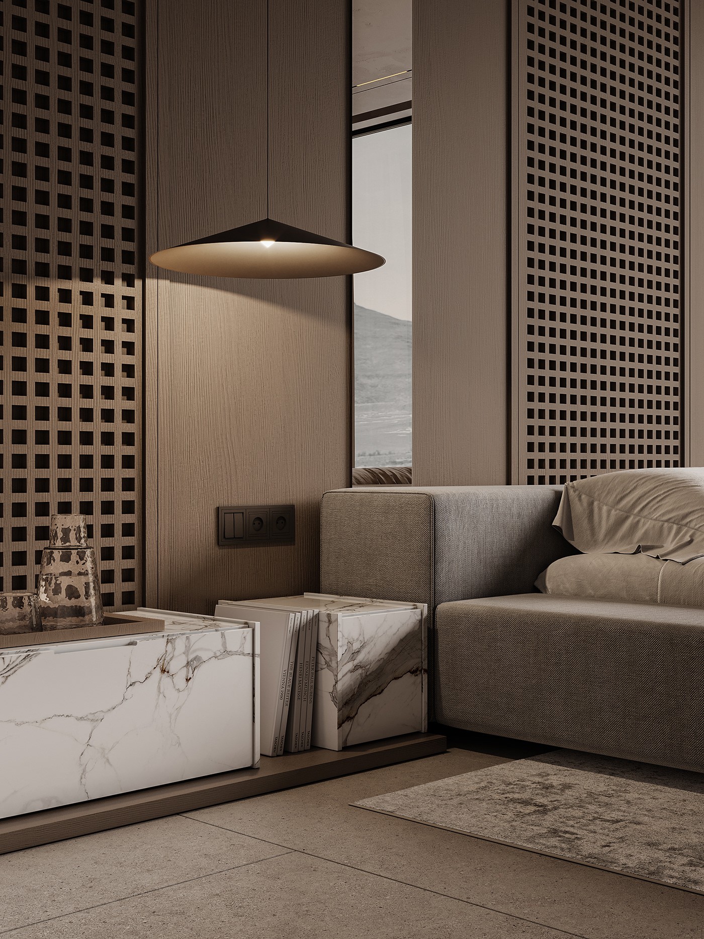 高级素色+木质风 别墅设计！-34