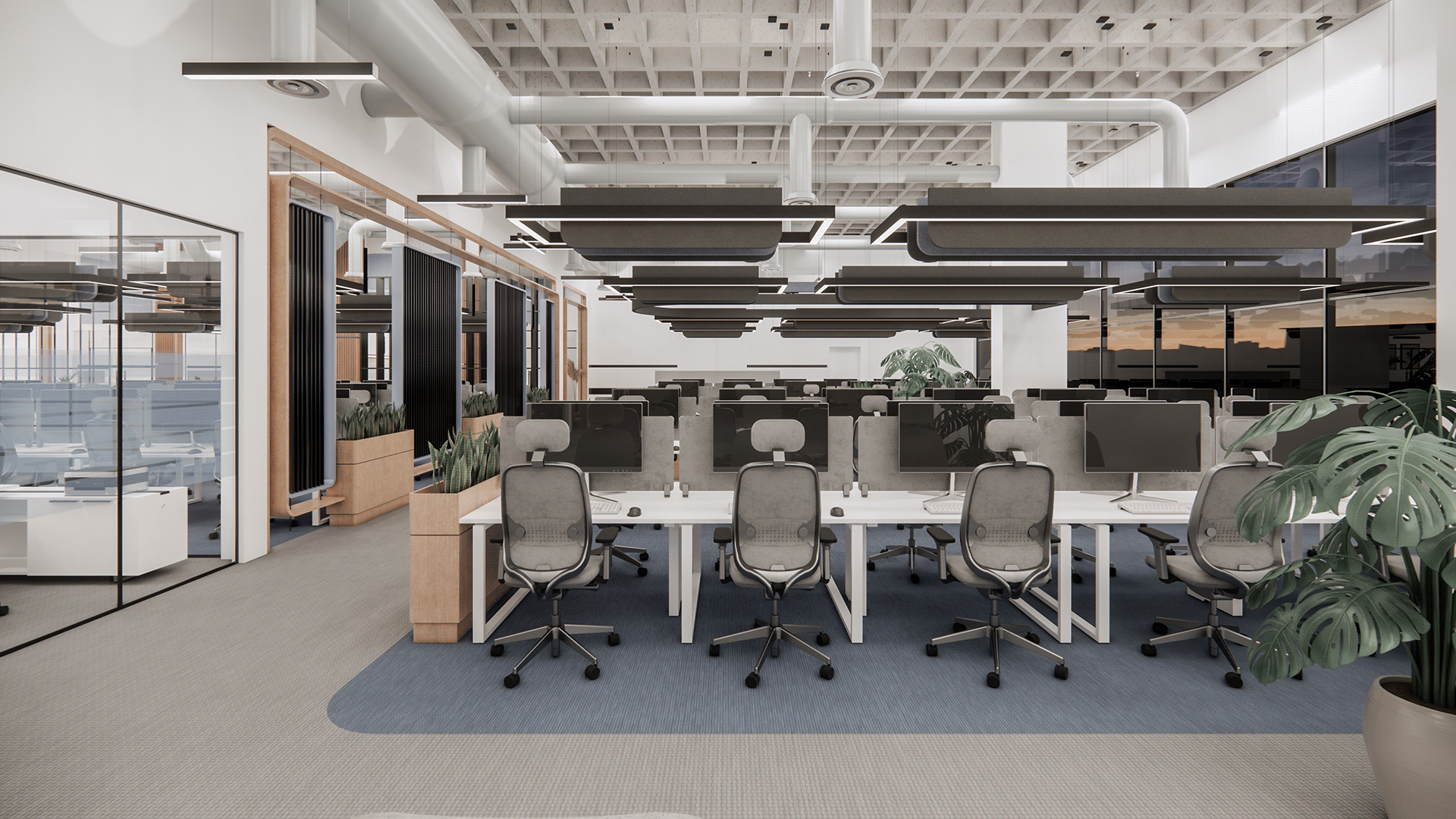 联合办公，Modern-Industrial Office Design-43