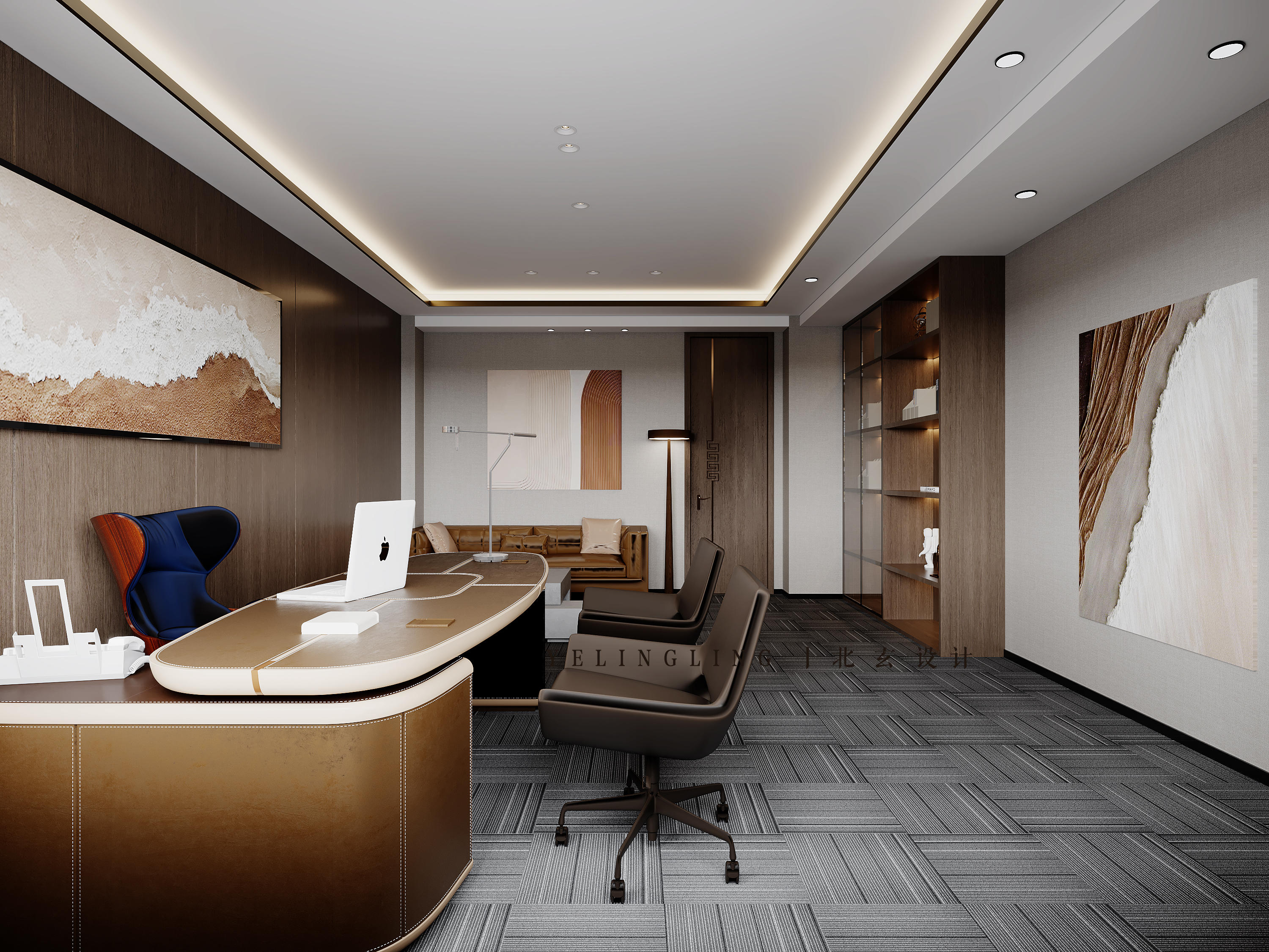 办公室设计案例丨一站式酒店-4
