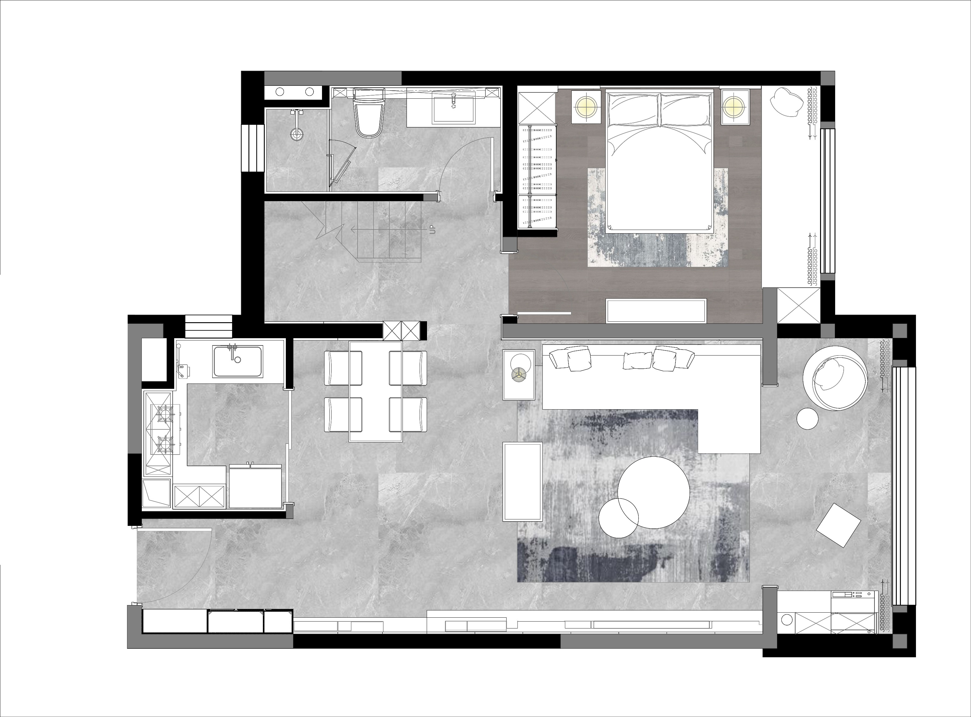 安阳云顶样板间丨中国安阳丨石间设计-37