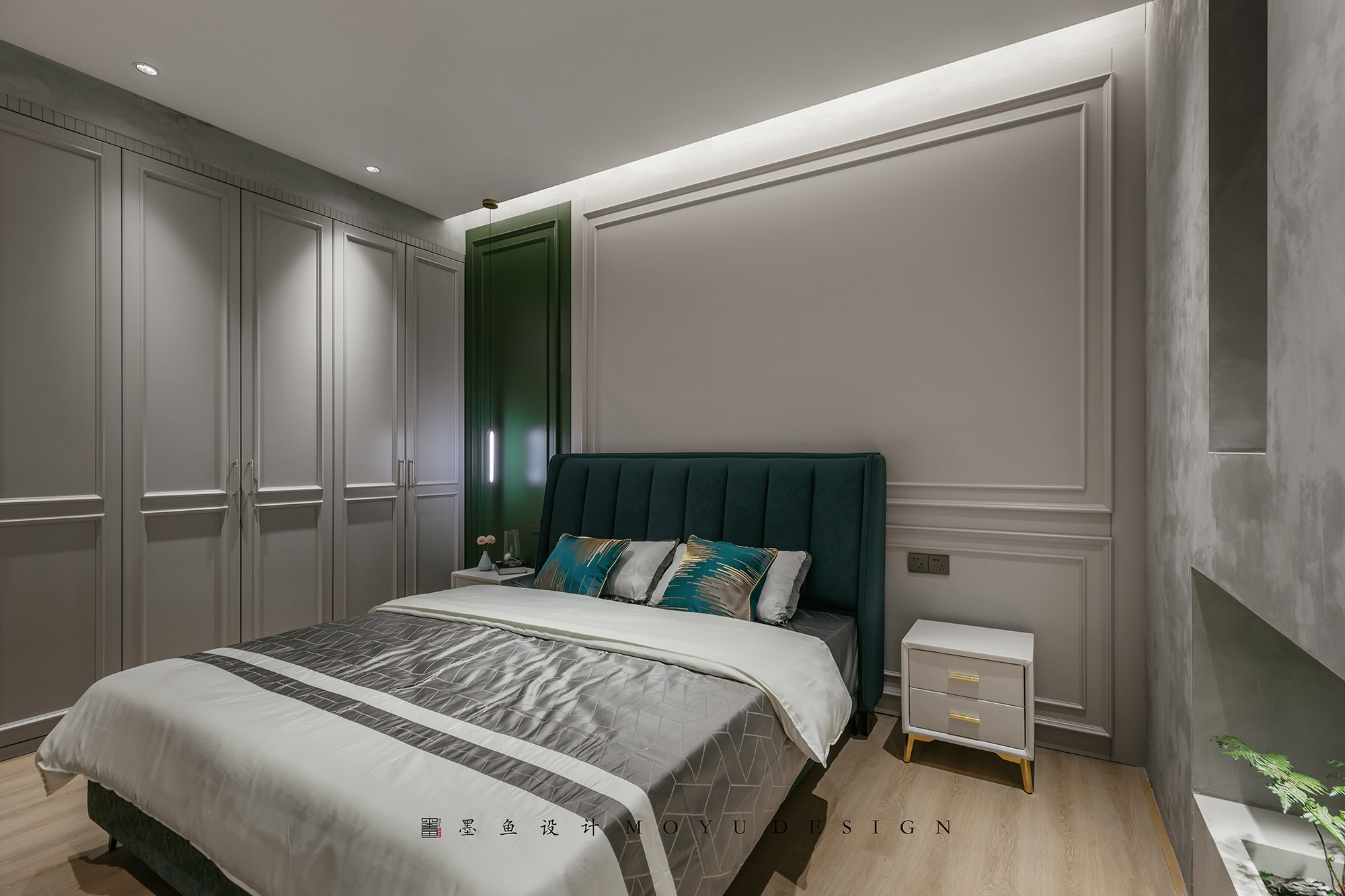 木兮贝全屋定制展厅丨墨鱼空间设计-48