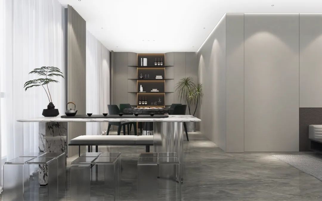 洛阳紫悦府意式轻奢大平层设计丨中国洛阳丨晟宁装饰工程有限公司-9