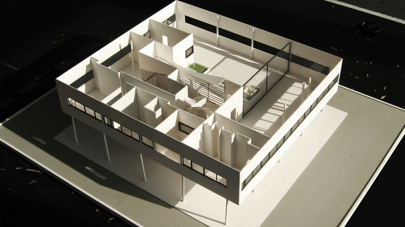 萨伏伊别墅模型制作-5