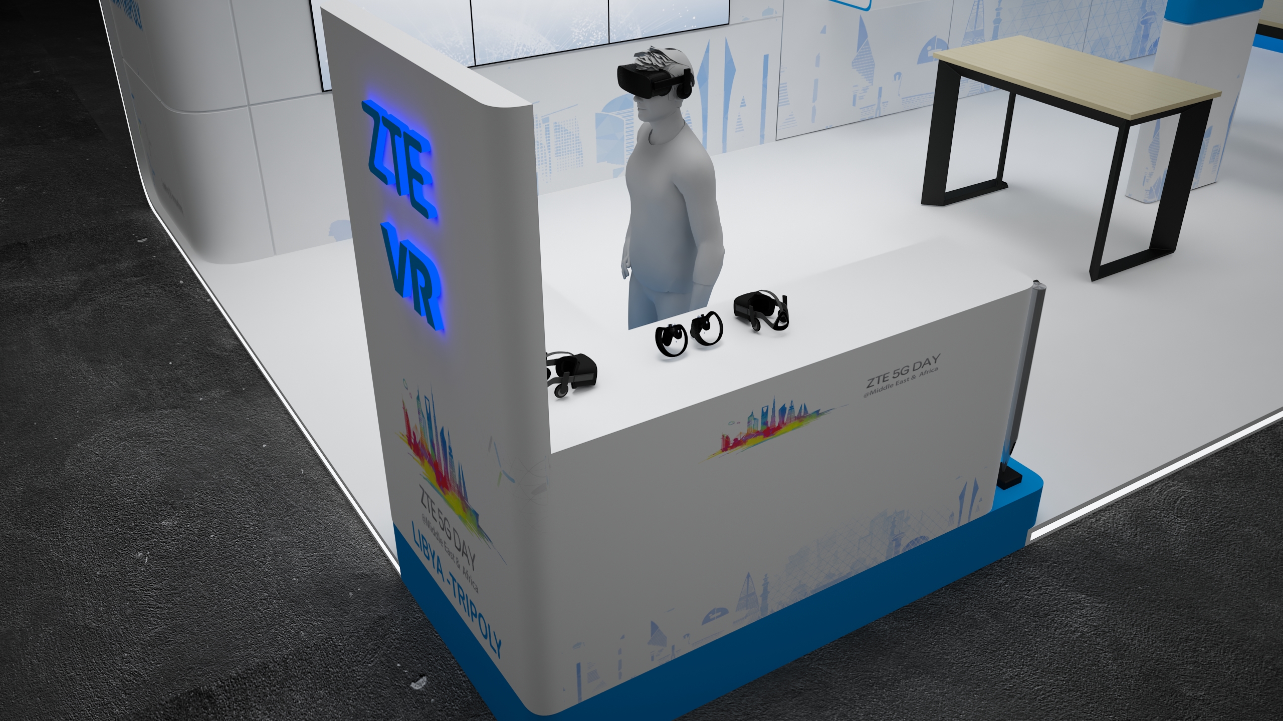 ZTE Booth Libya Tripoli 2021-8