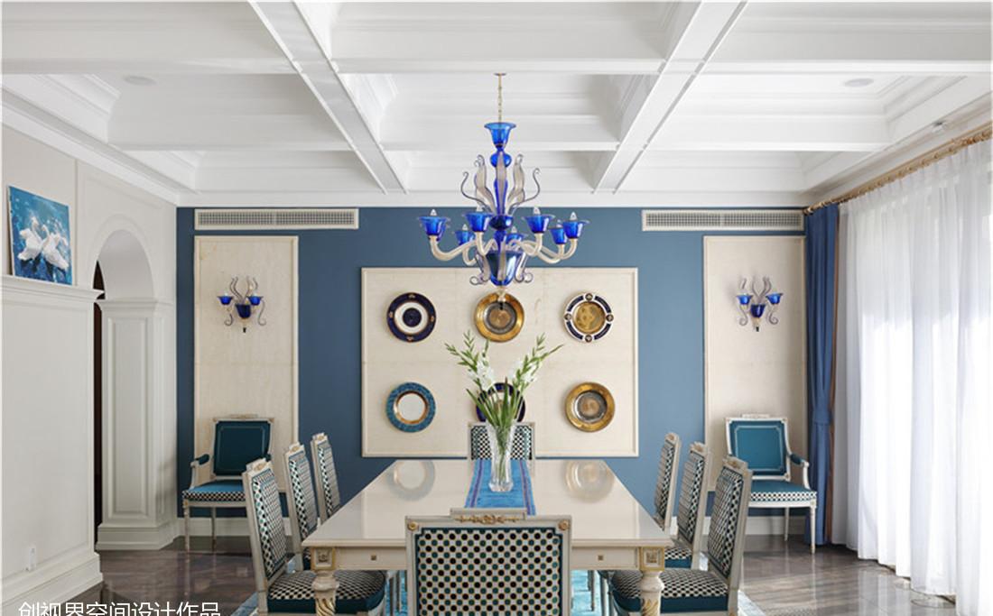 御墅蓝调空间 | 现代简约与古典仪式感的完美融合-22