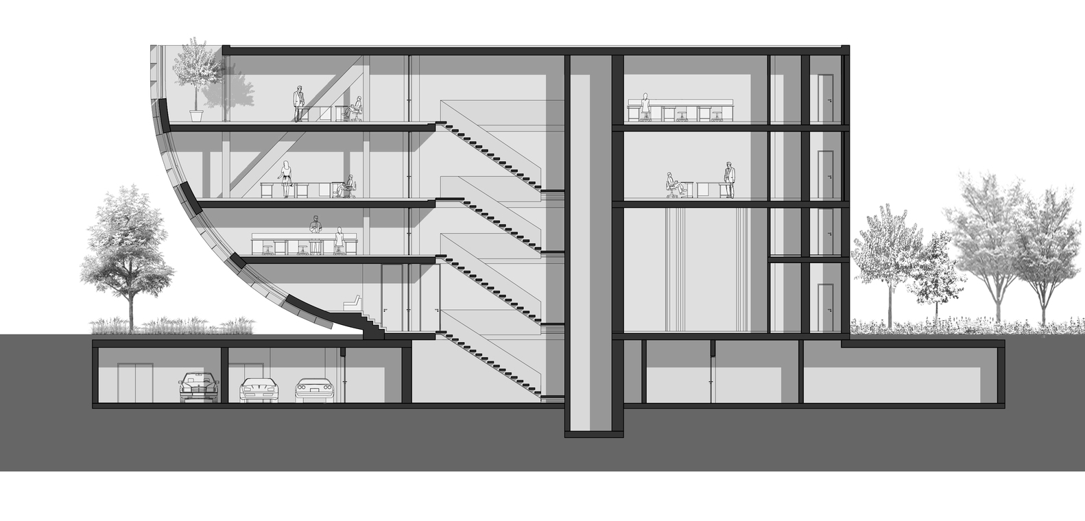 LSB Regional Headquarters | 挑战传统建规的公共空间设计-41
