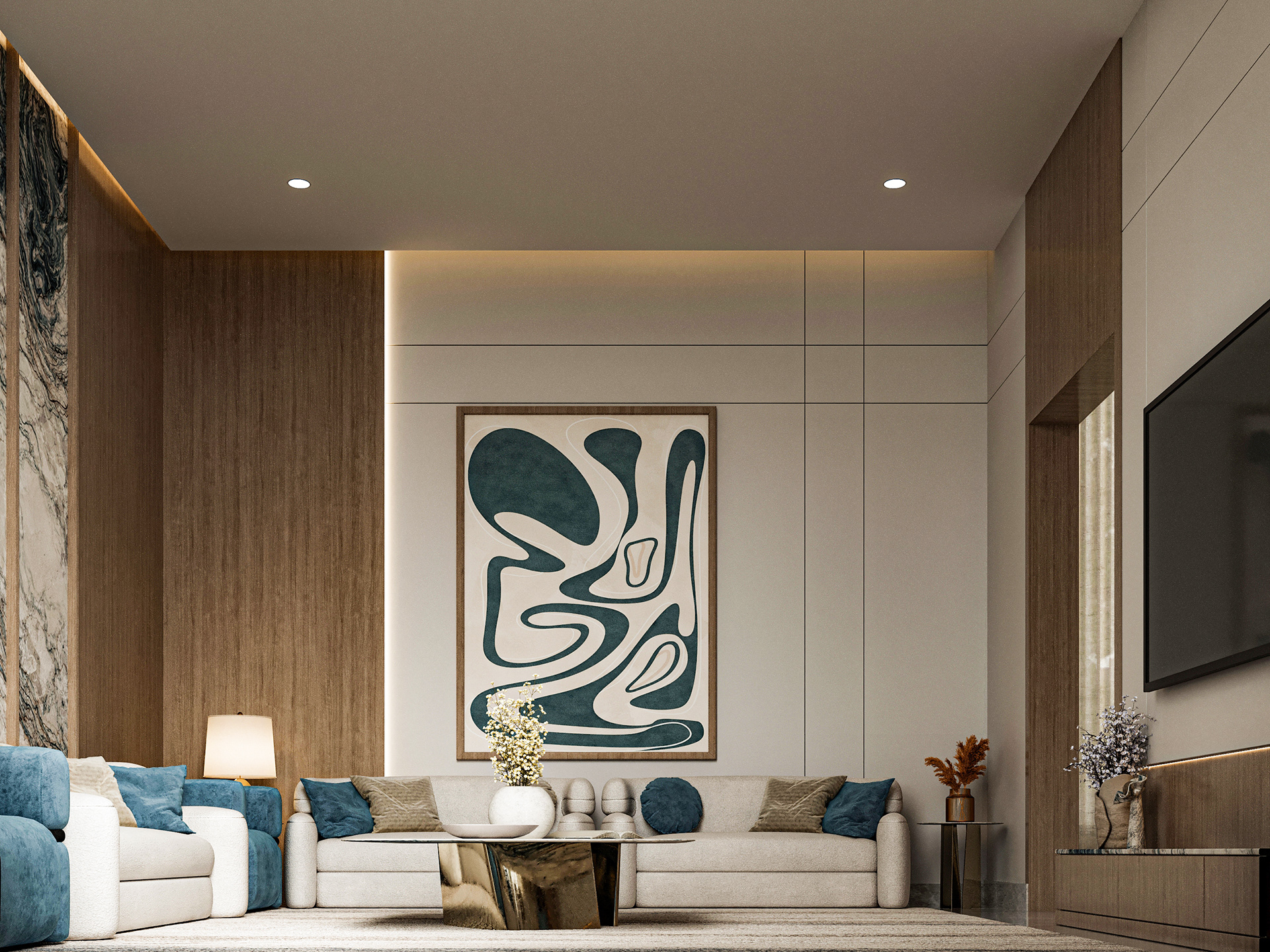 当代奢华男士会客厅（注：Majles常见指中东地区的会客厅等场所，这里结合语境这样翻译） 丨沙特阿拉伯利雅得丨Yousef Ashour-4