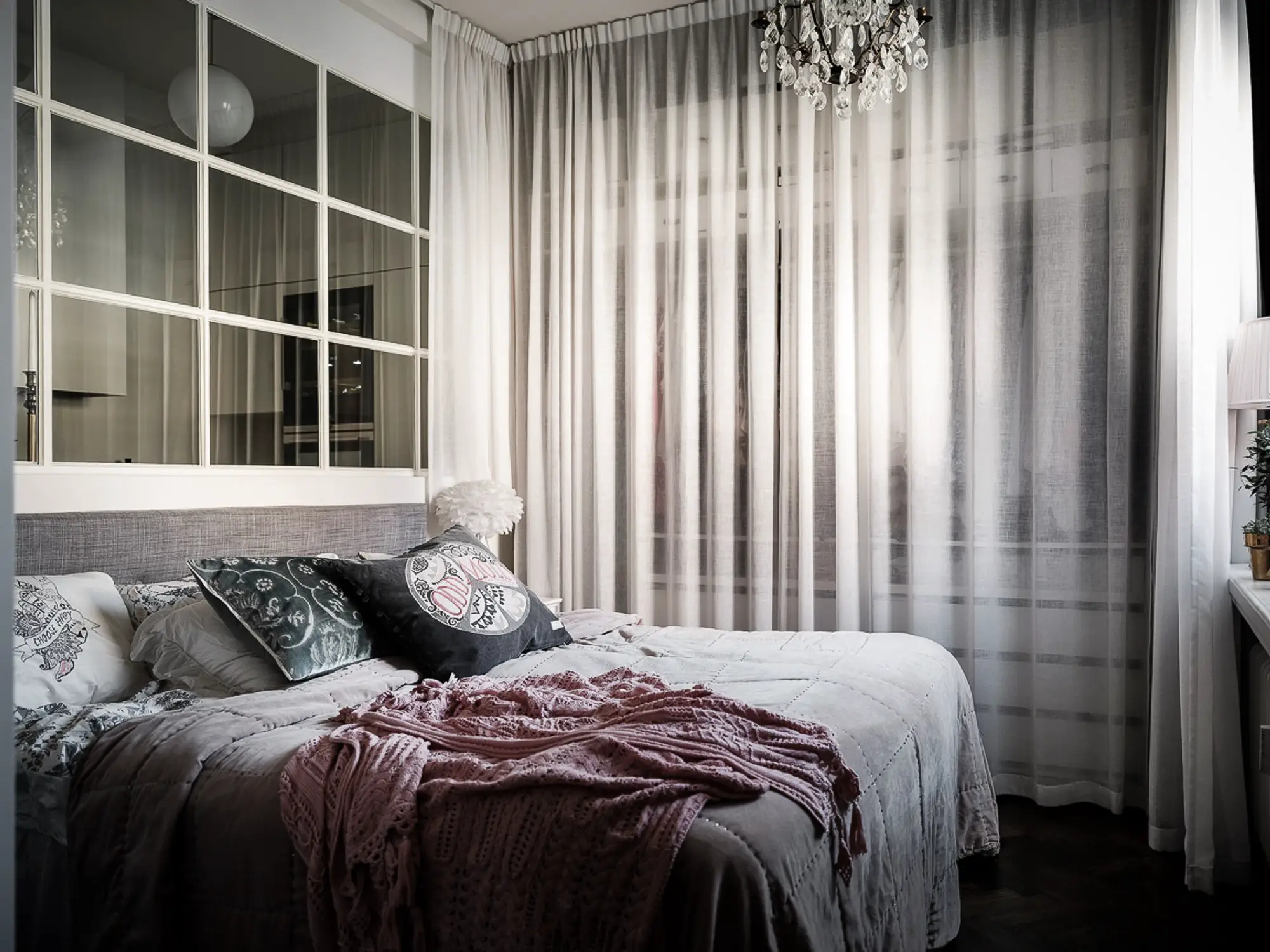 双面采光，61 平米经典 chic 公寓设计-10