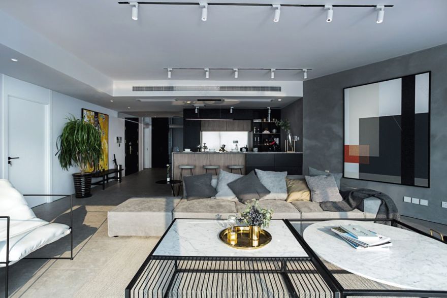 世茂滨江花园 40 万出租房装修,打造大气观景空间-79