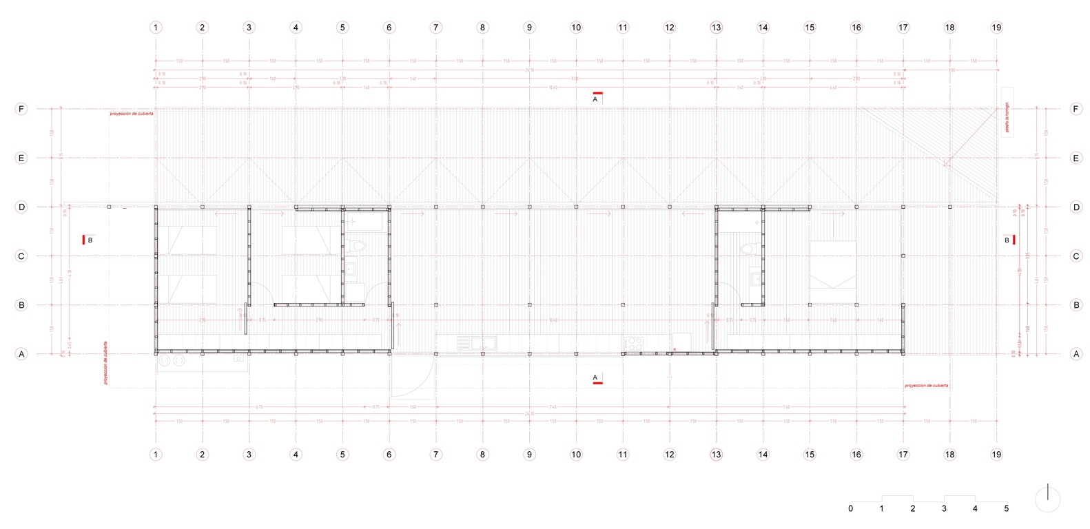 智利火山美景下的现代木质住宅-37