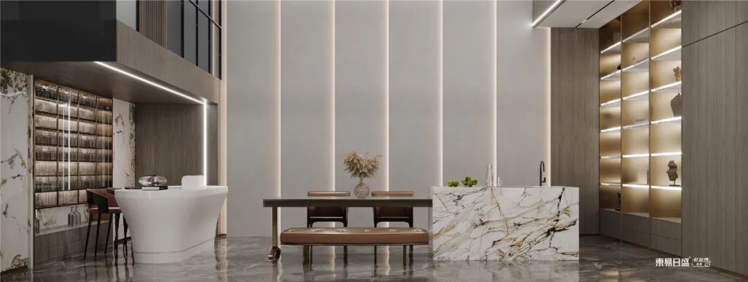 杭州装修|清雅古韵，新中式风别墅设计在505m²空间中展现-38