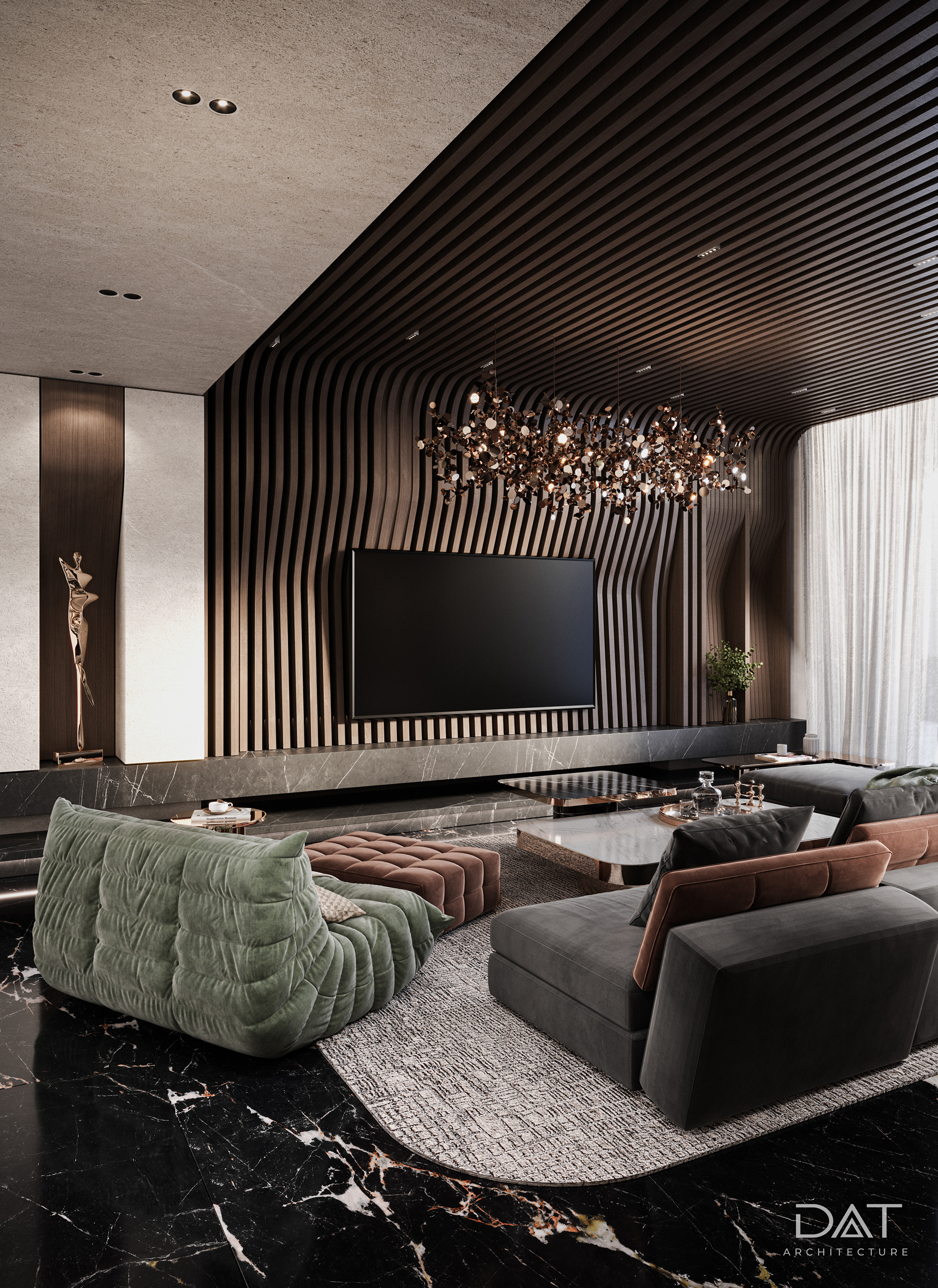 轻奢别墅丨阿联酋迪拜丨DAT Architecture-13