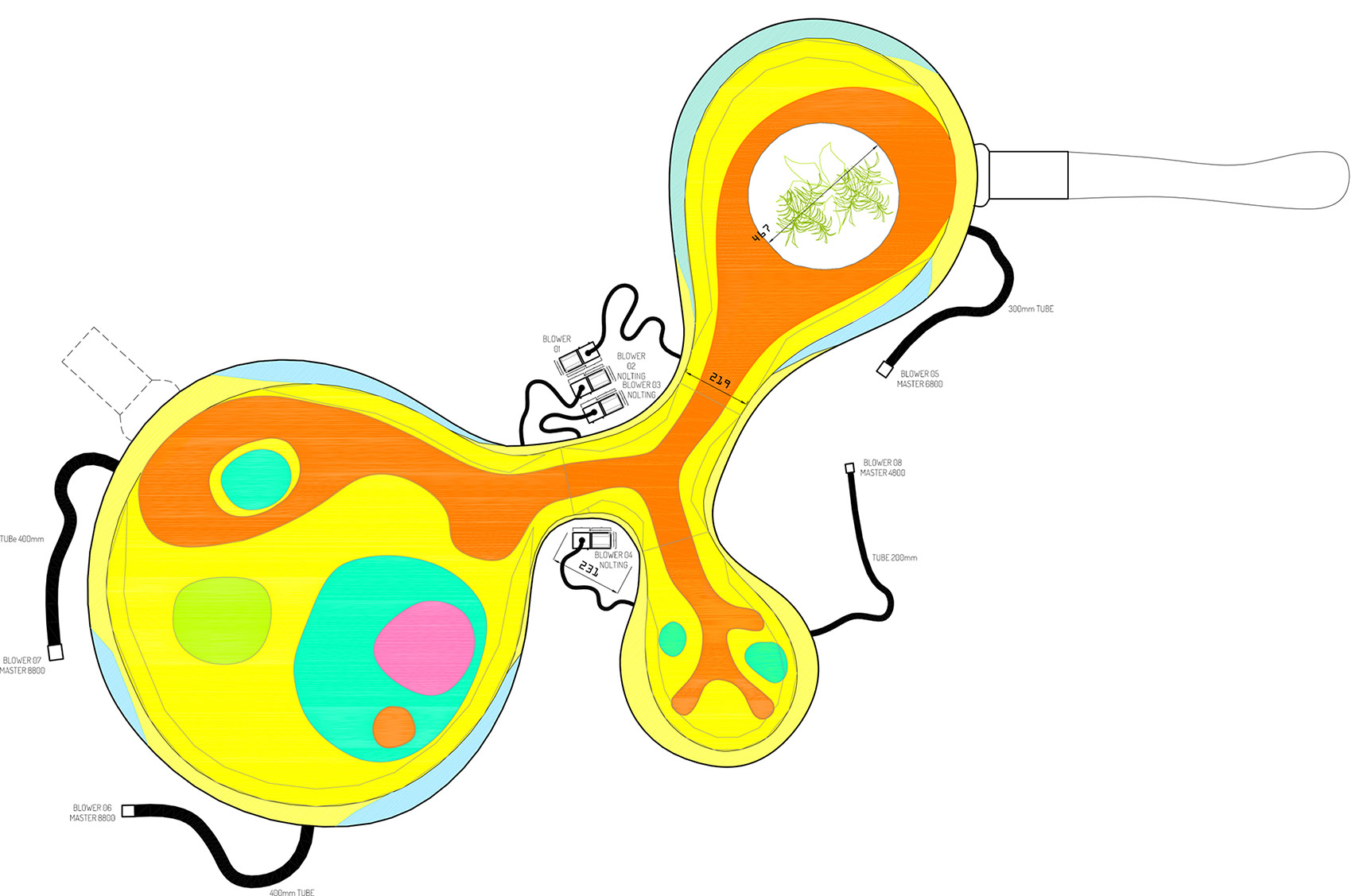 东伦敦的黄色大泡泡 / Dosis-37
