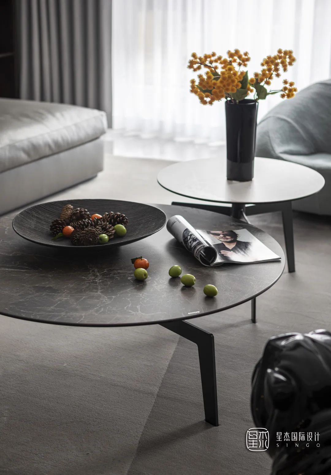 品质生活，现代暖灰调别墅空间-10