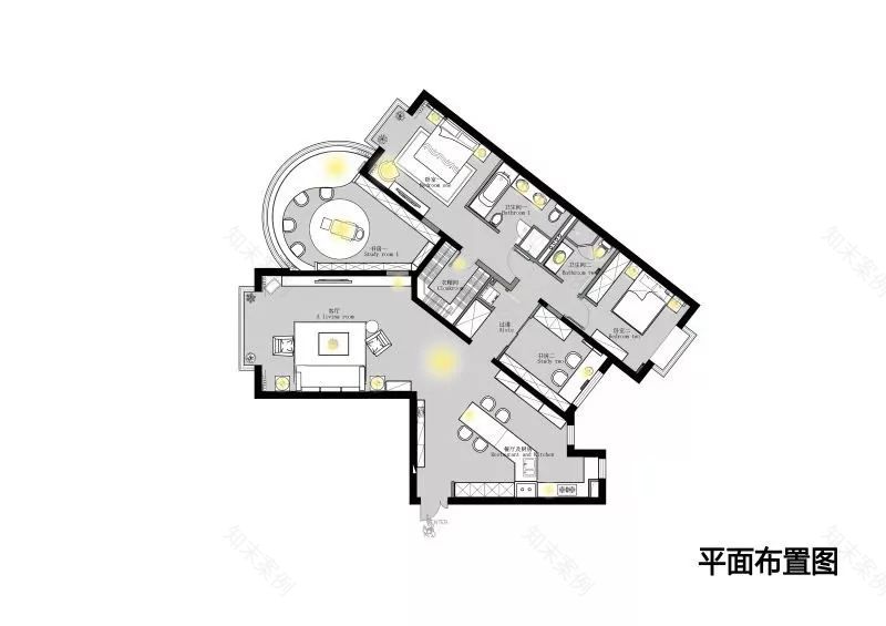 顾浩巧手打造空巢老人 158㎡书海家园-50
