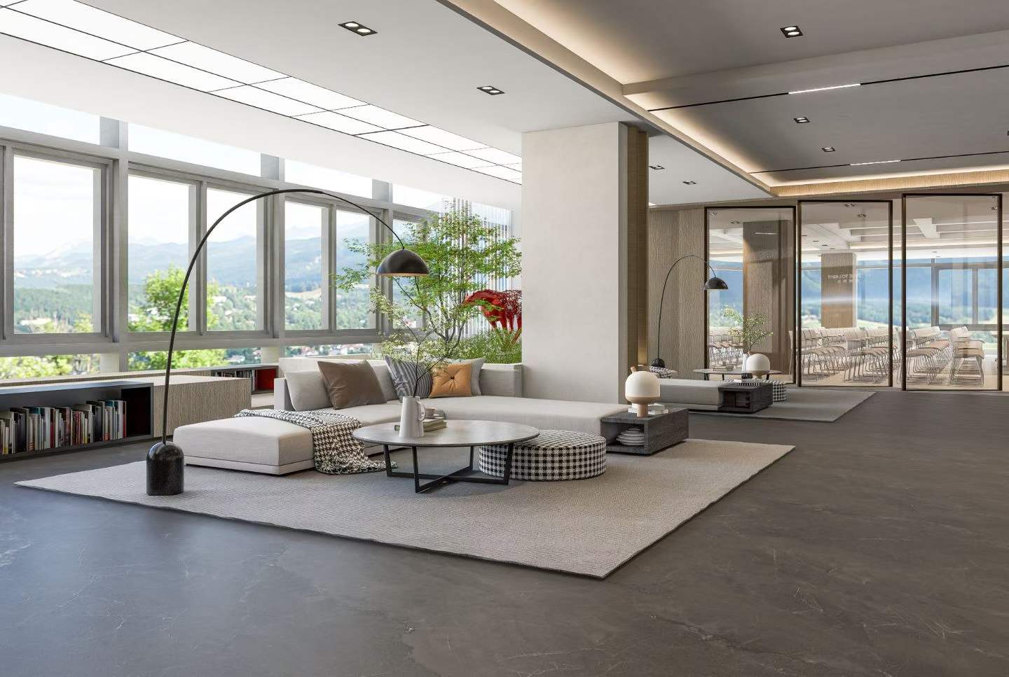 办公室效果图设计-2